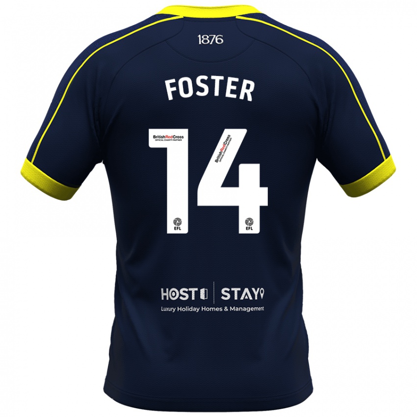 Mujer Camiseta Emma Foster #14 Armada 2ª Equipación 2023/24 La Camisa Argentina