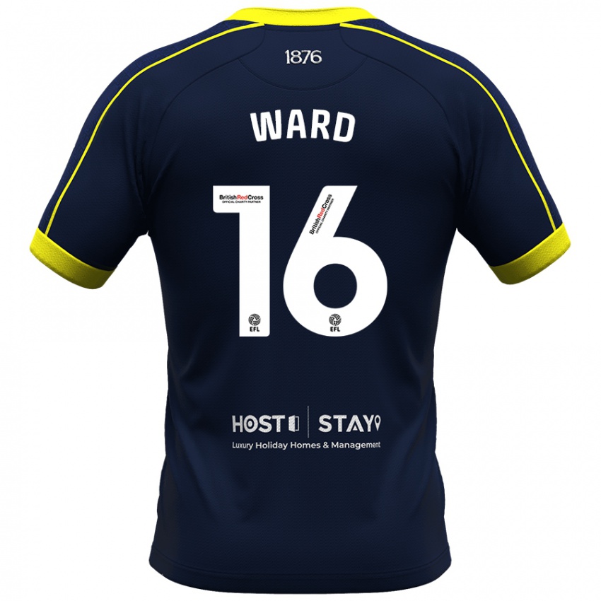 Mujer Camiseta Francesca Ward #16 Armada 2ª Equipación 2023/24 La Camisa Argentina