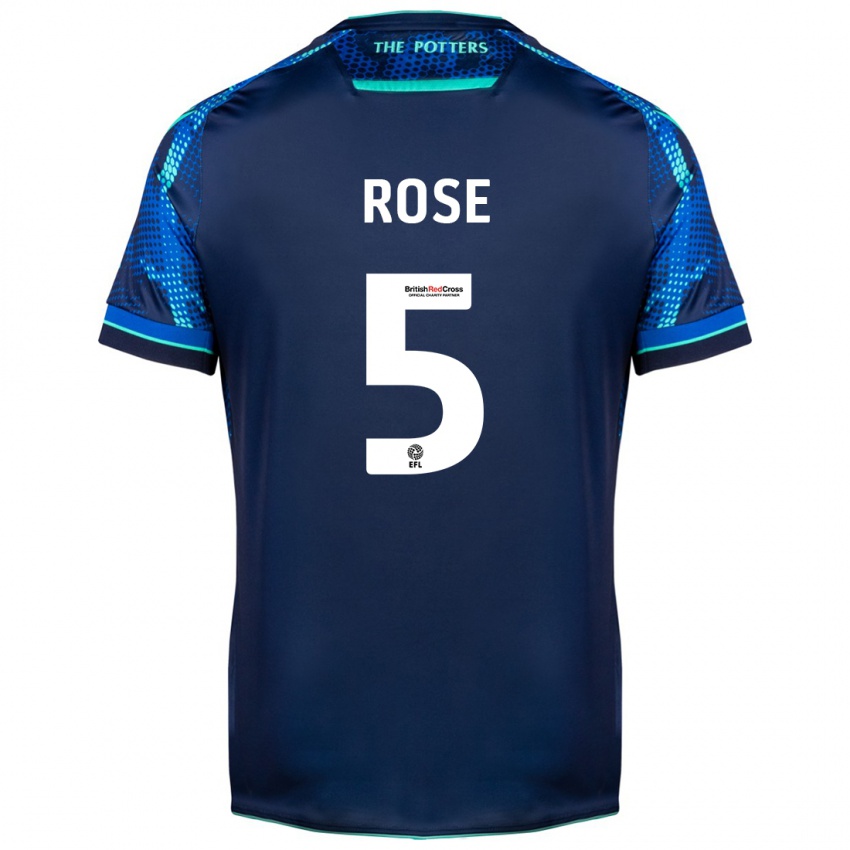 Mujer Camiseta Michael Rose #5 Armada 2ª Equipación 2023/24 La Camisa Argentina
