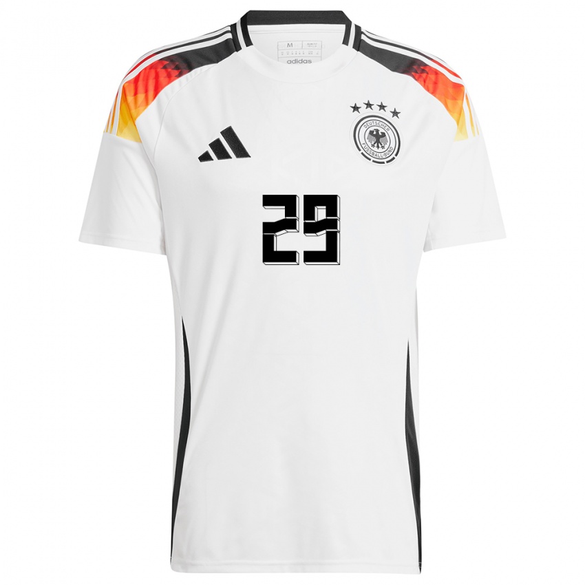 Niño Camiseta Alemania Selina Cerci #29 Blanco 1ª Equipación 24-26 La Camisa Argentina