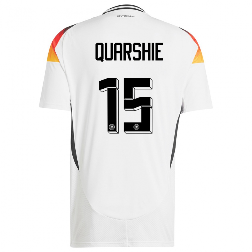 Niño Camiseta Alemania Joshua Quarshie #15 Blanco 1ª Equipación 24-26 La Camisa Argentina