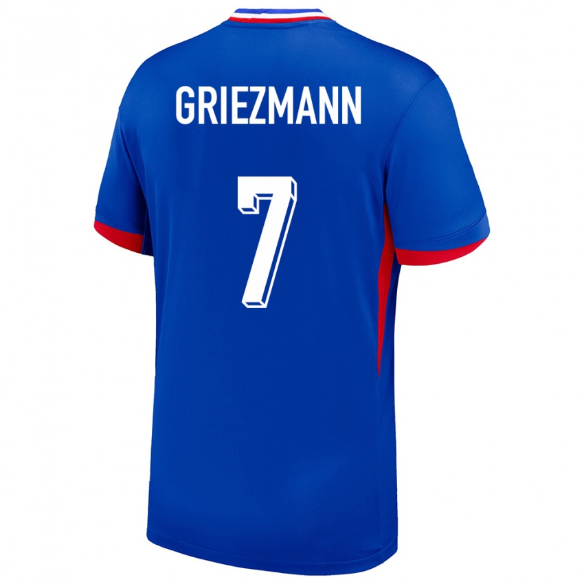 Niño Camiseta Francia Antoine Griezmann #7 Azul 1ª Equipación 24-26 La Camisa Argentina