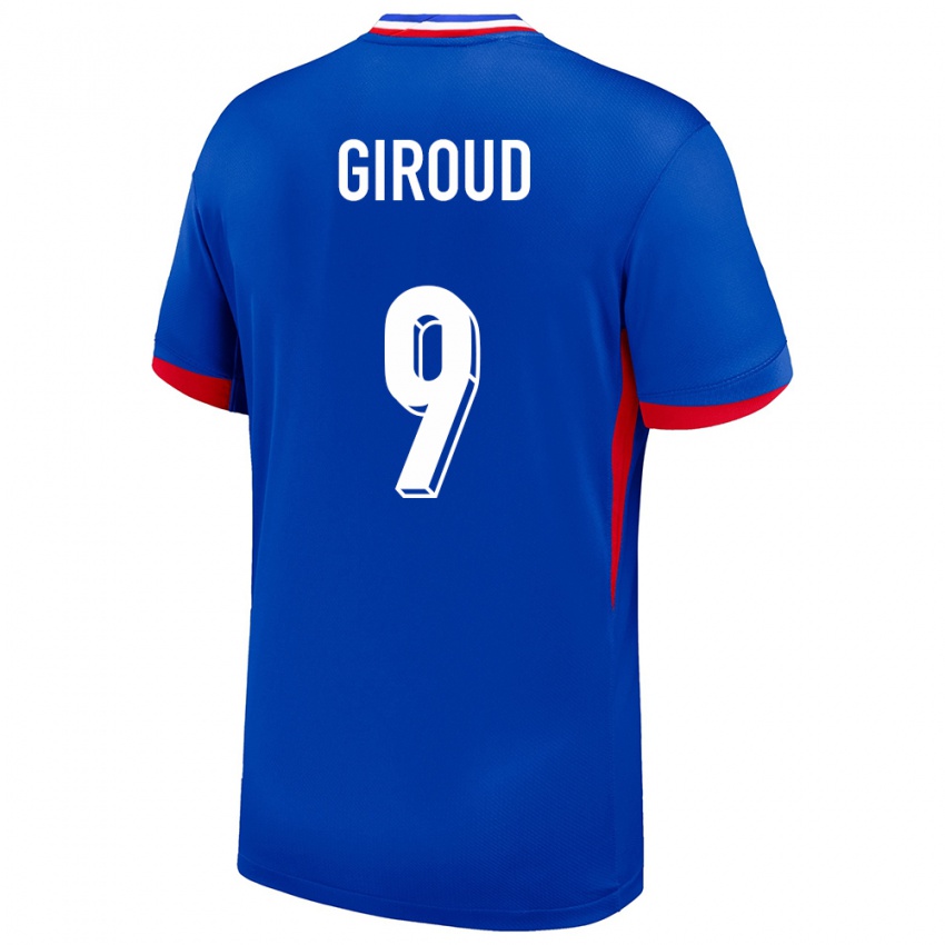 Niño Camiseta Francia Olivier Giroud #9 Azul 1ª Equipación 24-26 La Camisa Argentina