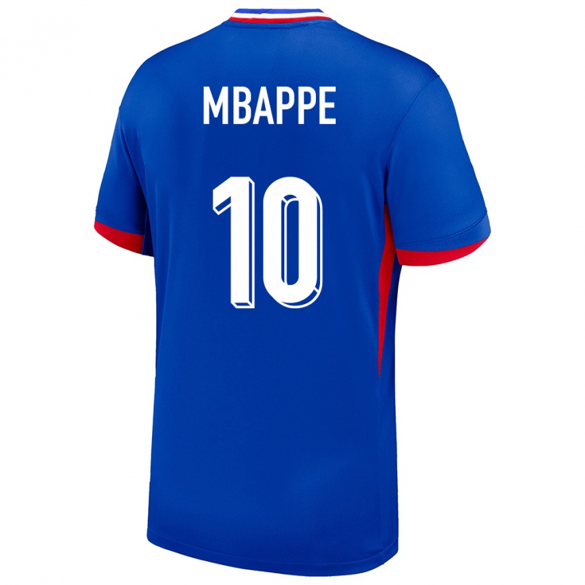 Niño Camiseta Francia Kylian Mbappe #10 Azul 1ª Equipación 24-26 La Camisa Argentina