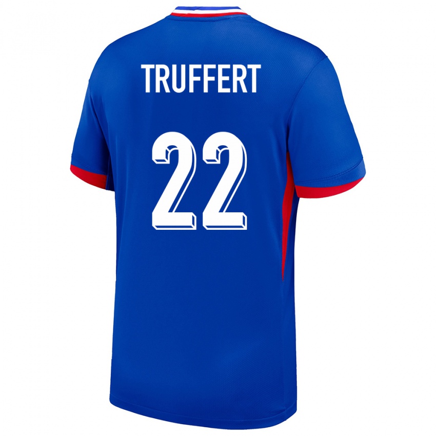 Niño Camiseta Francia Adrien Truffert #22 Azul 1ª Equipación 24-26 La Camisa Argentina