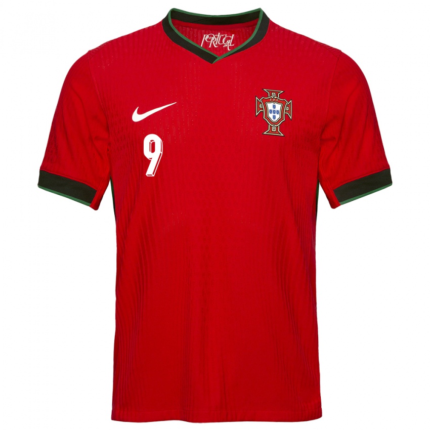 Niño Camiseta Portugal Goncalo Ramos #9 Rojo 1ª Equipación 24-26 La Camisa Argentina