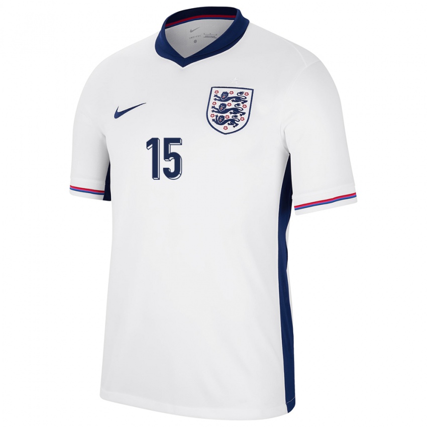 Niño Camiseta Inglaterra Fikayo Tomori #15 Blanco 1ª Equipación 24-26 La Camisa Argentina