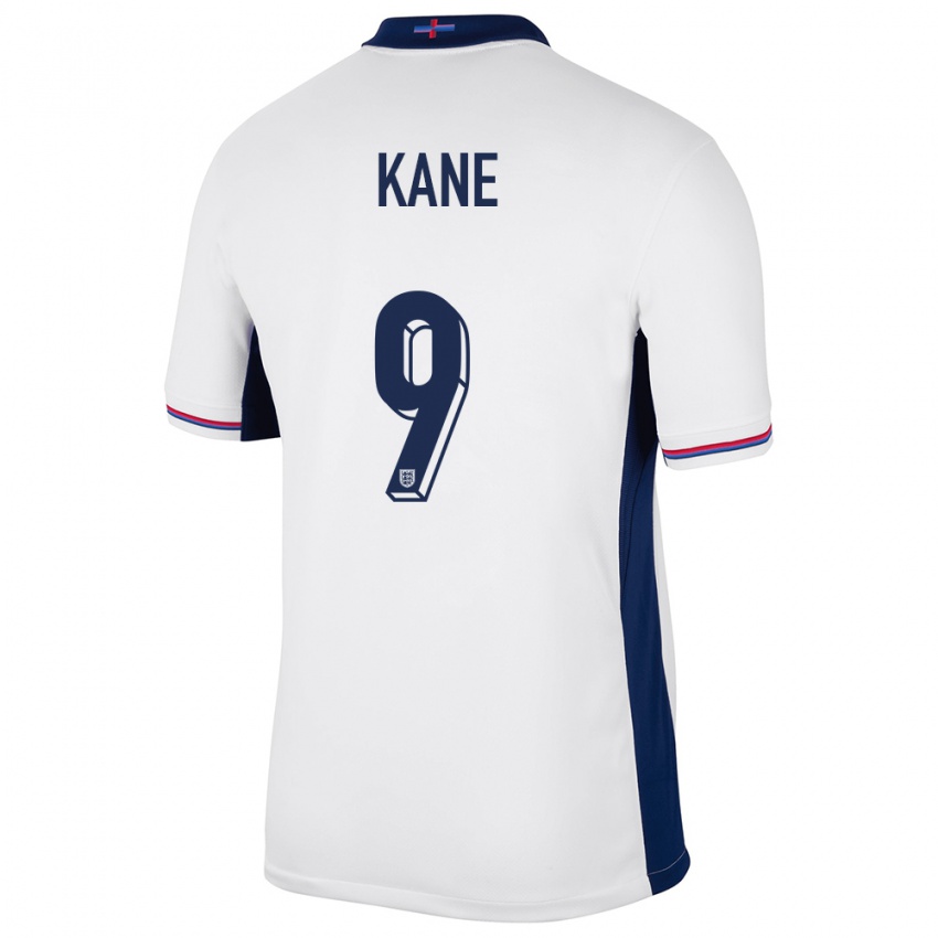 Niño Camiseta Inglaterra Harry Kane #9 Blanco 1ª Equipación 24-26 La Camisa Argentina