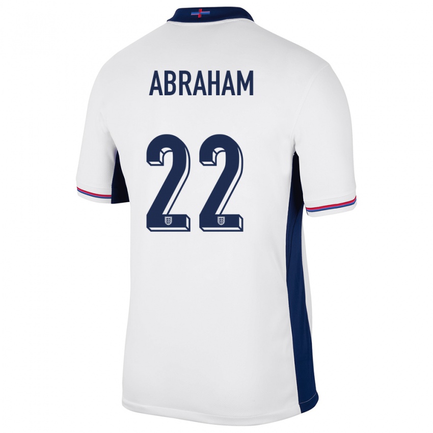 Niño Camiseta Inglaterra Tammy Abraham #22 Blanco 1ª Equipación 24-26 La Camisa Argentina