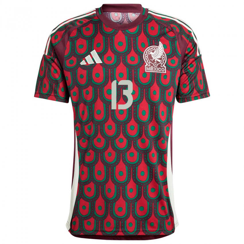 Niño Camiseta México Guillermo Ochoa #13 Granate 1ª Equipación 24-26 La Camisa Argentina