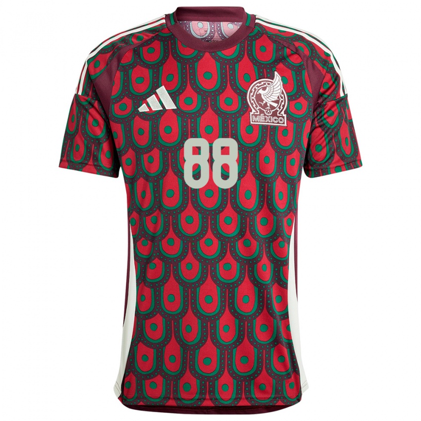 Niño Camiseta México Maricarmen Reyes #88 Granate 1ª Equipación 24-26 La Camisa Argentina