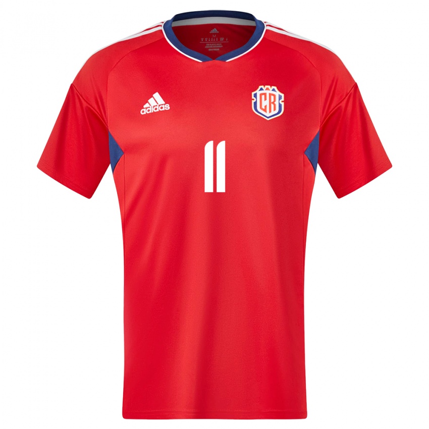 Niño Camiseta Costa Rica Johan Venegas #11 Rojo 1ª Equipación 24-26 La Camisa Argentina