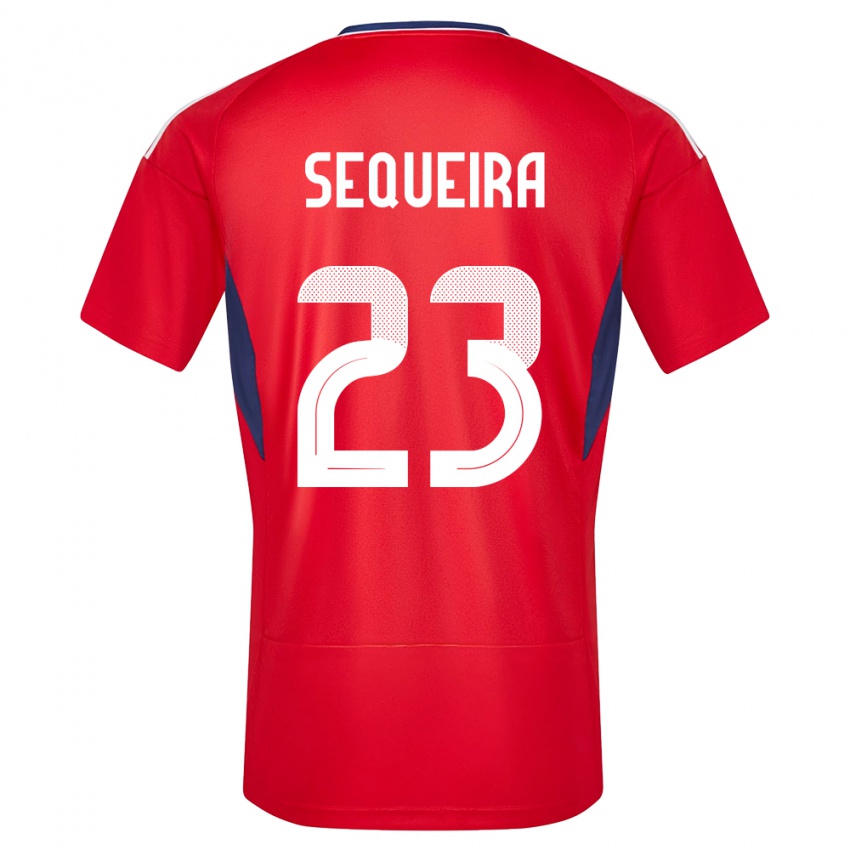 Niño Camiseta Costa Rica Patrick Sequeira #23 Rojo 1ª Equipación 24-26 La Camisa Argentina