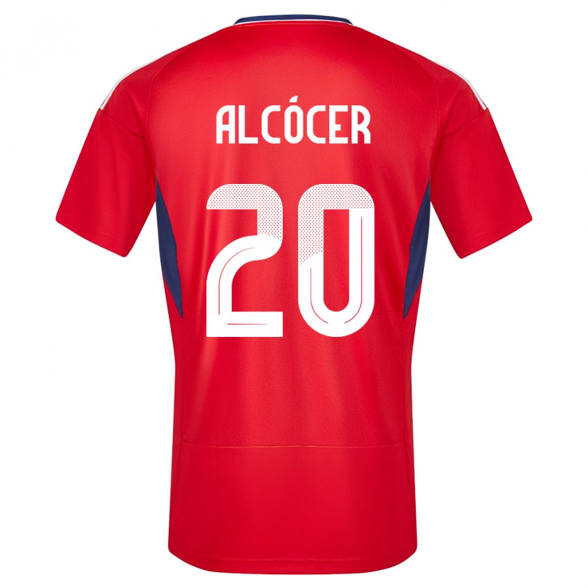 Niño Camiseta Costa Rica Josimar Alcocer #20 Rojo 1ª Equipación 24-26 La Camisa Argentina