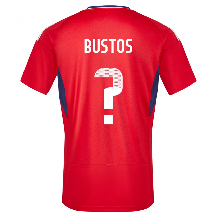 Niño Camiseta Costa Rica Roy Bustos #0 Rojo 1ª Equipación 24-26 La Camisa Argentina