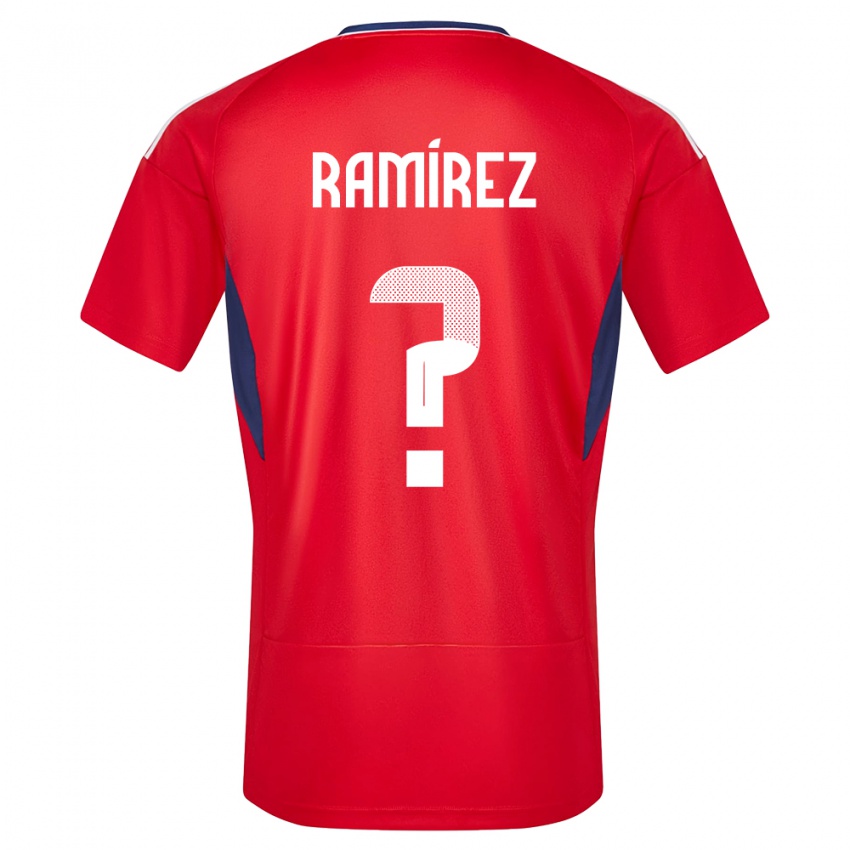 Niño Camiseta Costa Rica Walter Ramirez #0 Rojo 1ª Equipación 24-26 La Camisa Argentina