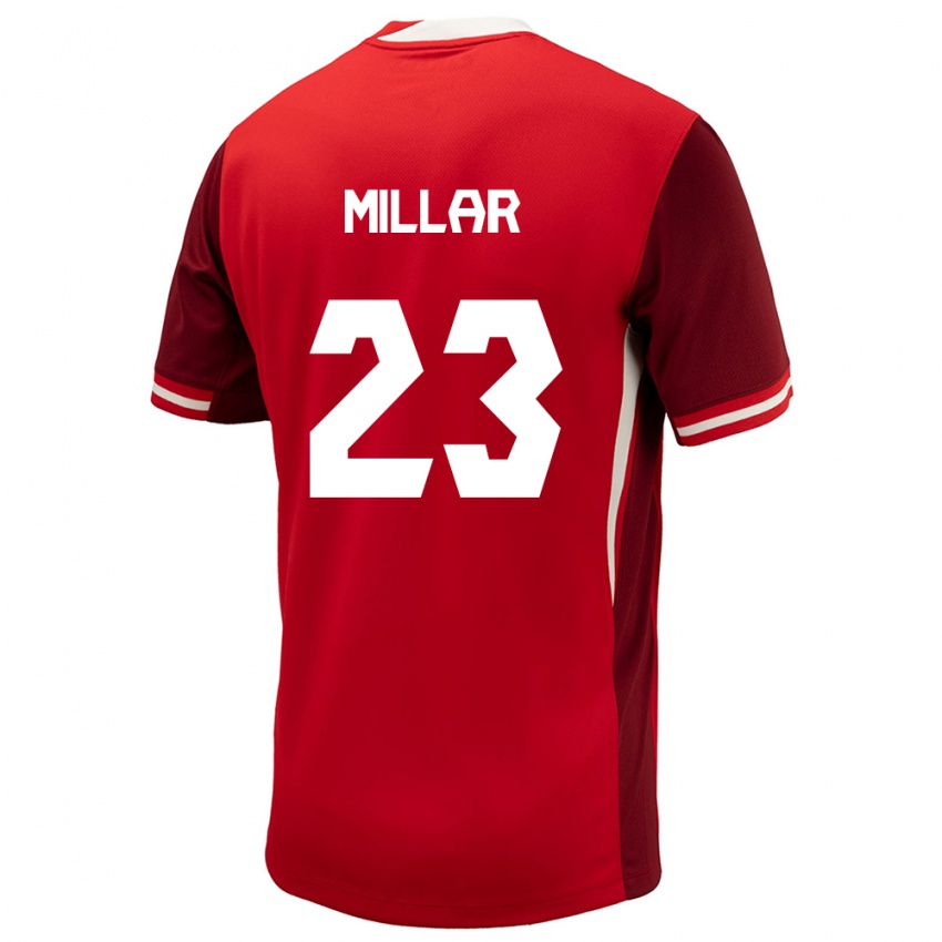 Niño Camiseta Canadá Liam Millar #23 Rojo 1ª Equipación 24-26 La Camisa Argentina