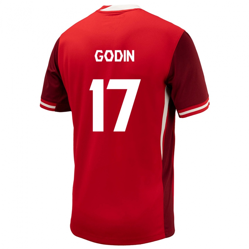 Niño Camiseta Canadá Étienne Godin #17 Rojo 1ª Equipación 24-26 La Camisa Argentina