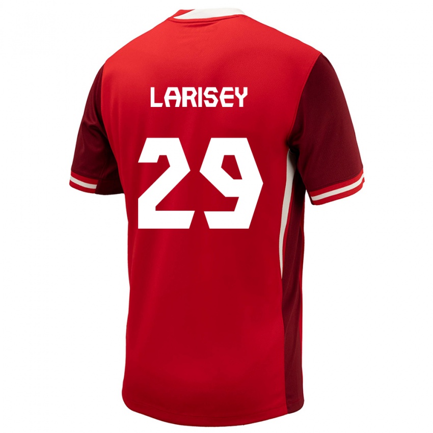 Niño Camiseta Canadá Clarissa Larisey #29 Rojo 1ª Equipación 24-26 La Camisa Argentina