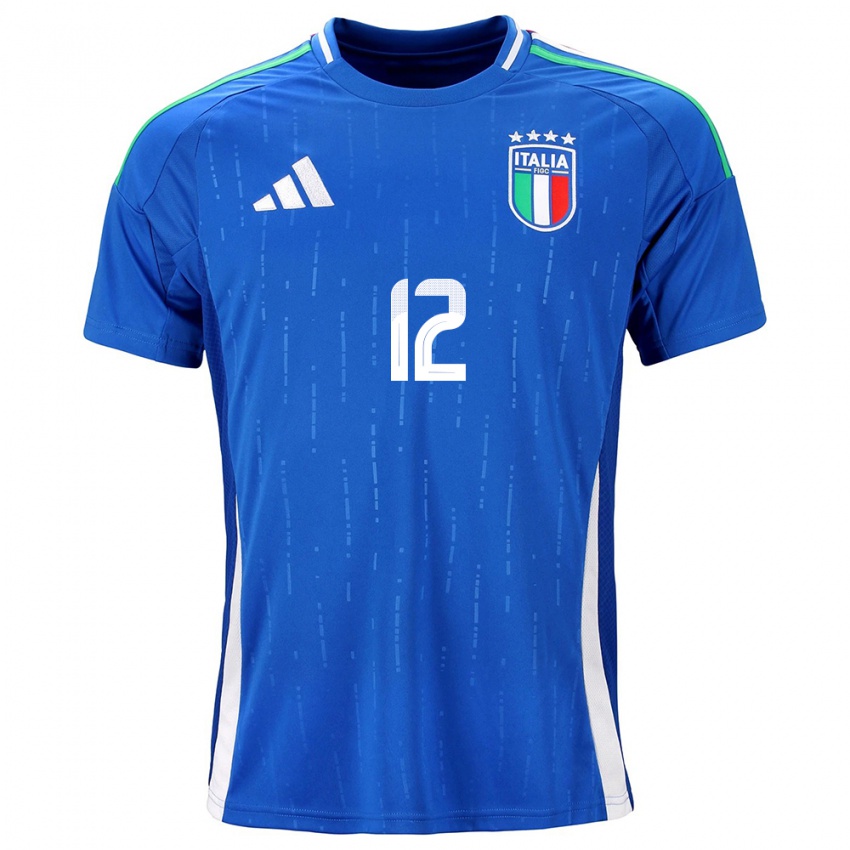 Niño Camiseta Italia Renato Marin #12 Azul 1ª Equipación 24-26 La Camisa Argentina