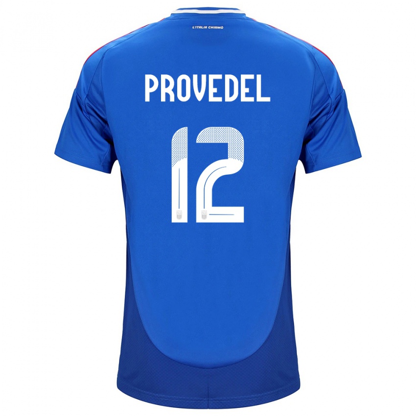 Niño Camiseta Italia Ivan Provedel #12 Azul 1ª Equipación 24-26 La Camisa Argentina