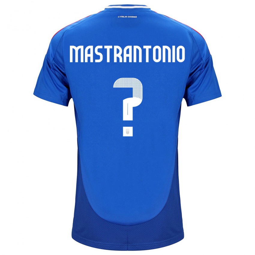 Niño Camiseta Italia Davide Mastrantonio #0 Azul 1ª Equipación 24-26 La Camisa Argentina