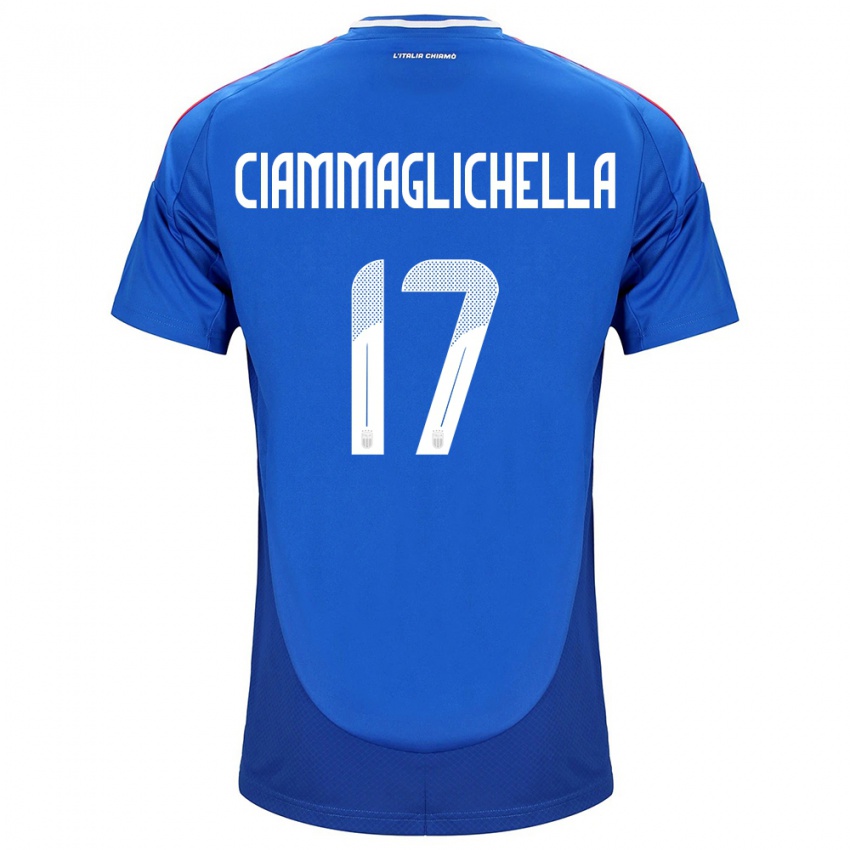 Niño Camiseta Italia Aaron Ciammaglichella #17 Azul 1ª Equipación 24-26 La Camisa Argentina