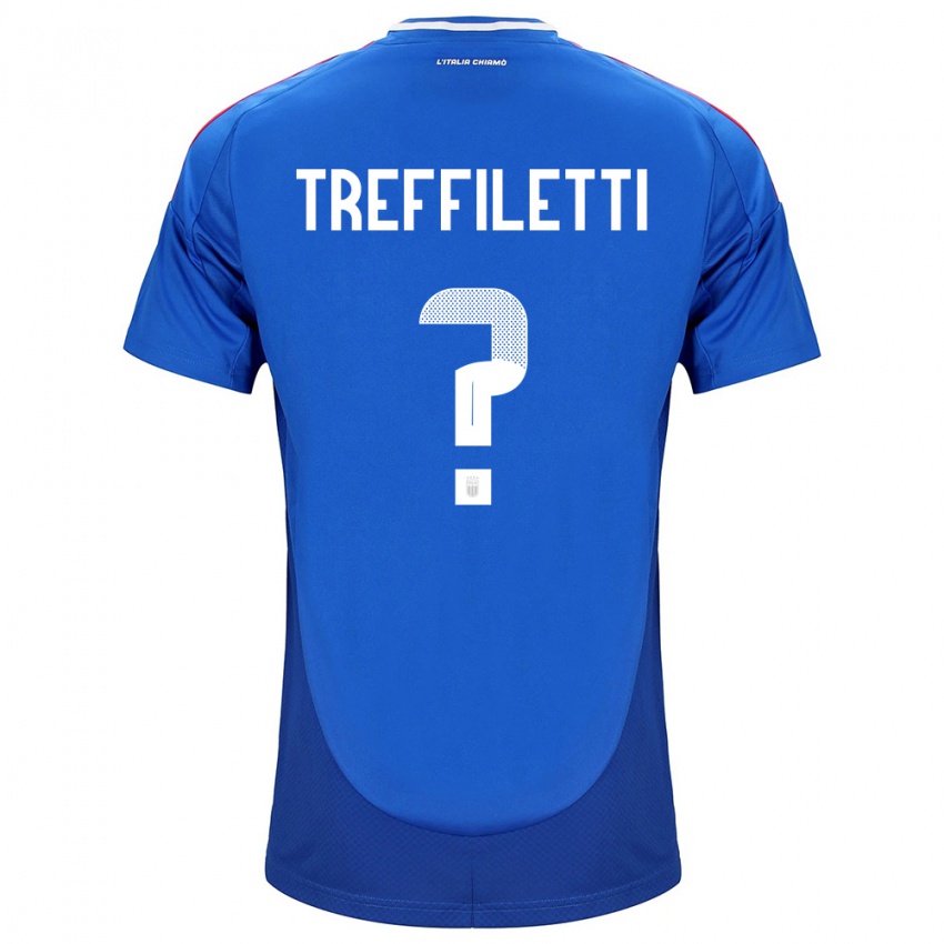 Niño Camiseta Italia Danilo Treffiletti #0 Azul 1ª Equipación 24-26 La Camisa Argentina