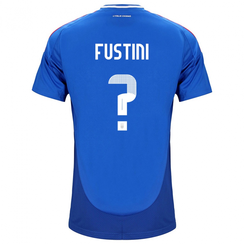 Niño Camiseta Italia Kevin Fustini #0 Azul 1ª Equipación 24-26 La Camisa Argentina