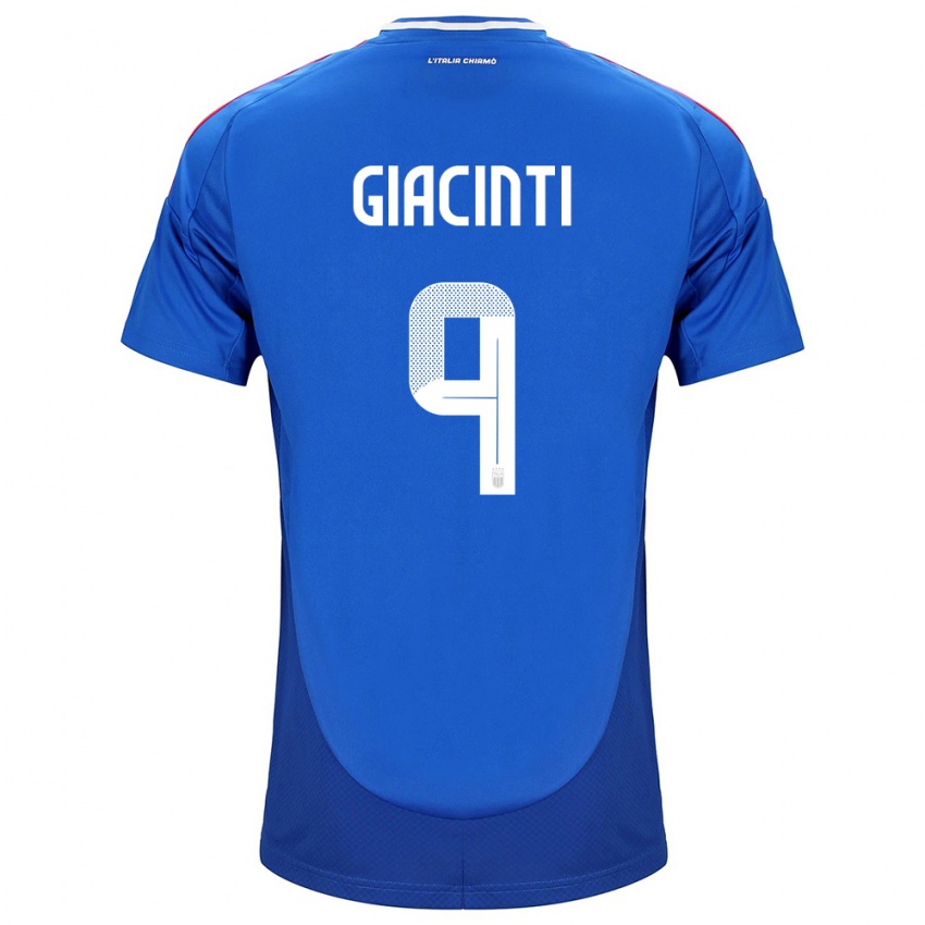 Niño Camiseta Italia Valentina Giacinti #9 Azul 1ª Equipación 24-26 La Camisa Argentina