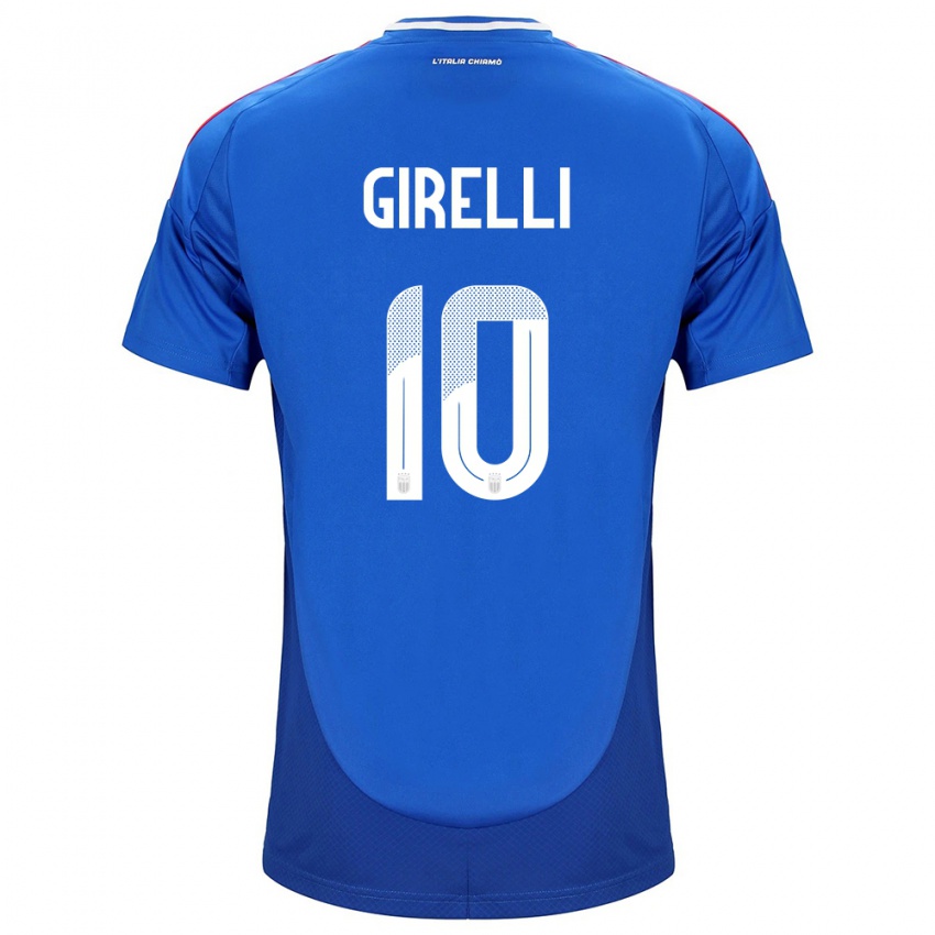 Niño Camiseta Italia Cristiana Girelli #10 Azul 1ª Equipación 24-26 La Camisa Argentina