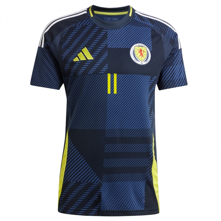 Niño Camiseta Escocia Ryan Christie #11 Azul Oscuro 1ª Equipación 24-26 La Camisa Argentina