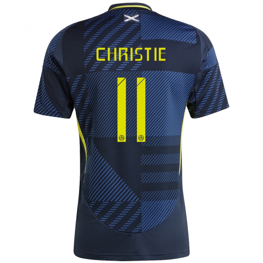 Niño Camiseta Escocia Ryan Christie #11 Azul Oscuro 1ª Equipación 24-26 La Camisa Argentina