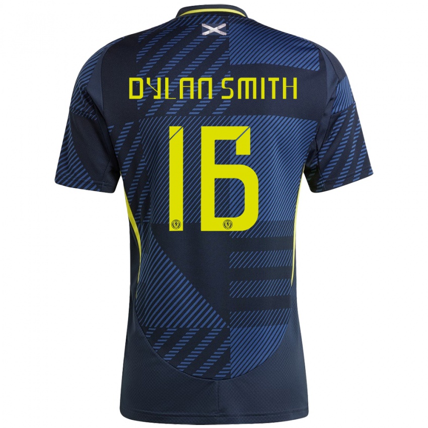 Niño Camiseta Escocia Dylan Smith #16 Azul Oscuro 1ª Equipación 24-26 La Camisa Argentina