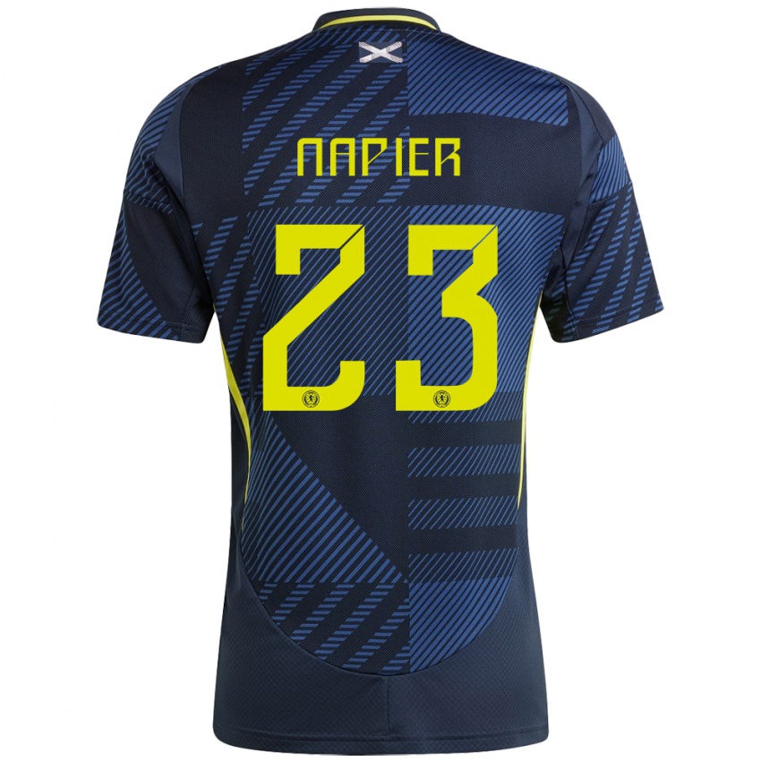 Niño Camiseta Escocia Jamie-Lee Napier #23 Azul Oscuro 1ª Equipación 24-26 La Camisa Argentina