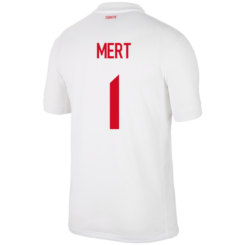 Niño Camiseta Turquía Mert Günok #1 Blanco 1ª Equipación 24-26 La Camisa Argentina