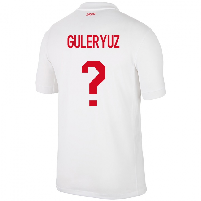 Niño Camiseta Turquía Göknur Güleryüz #0 Blanco 1ª Equipación 24-26 La Camisa Argentina