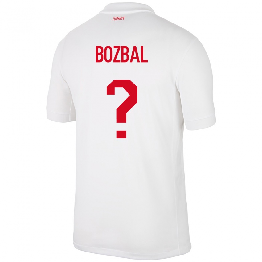 Niño Camiseta Turquía Birsen Bozbal #0 Blanco 1ª Equipación 24-26 La Camisa Argentina
