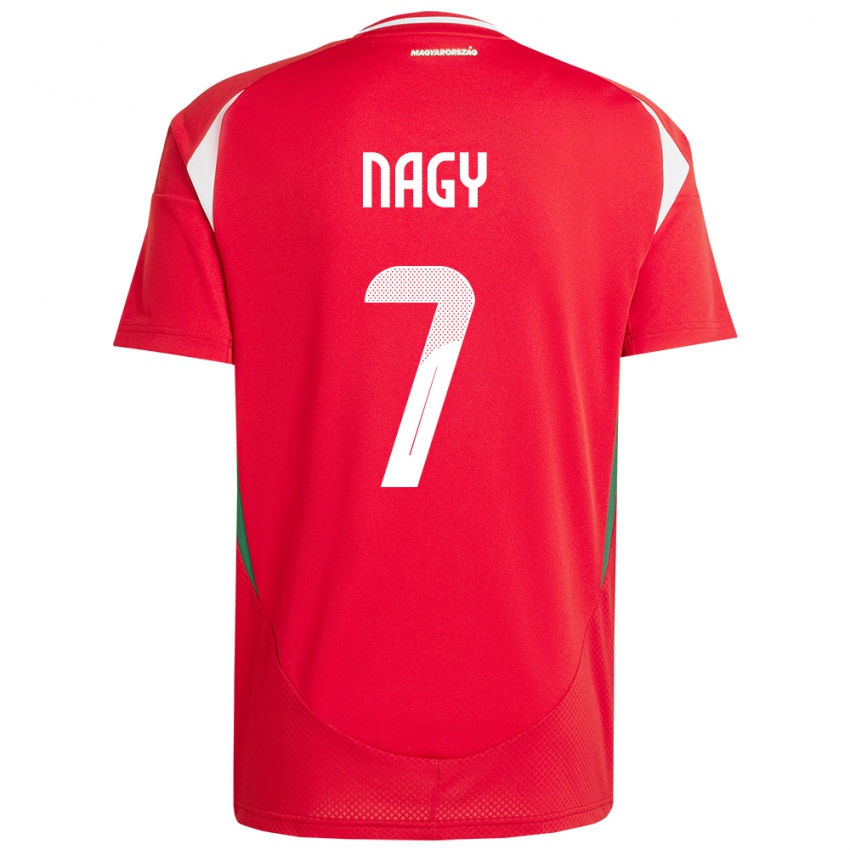 Niño Camiseta Hungría Fanni Nagy #7 Rojo 1ª Equipación 24-26 La Camisa Argentina