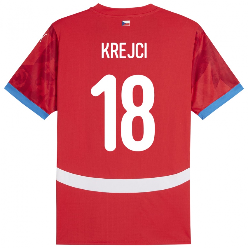 Niño Camiseta Chequia Ladislav Krejci #18 Rojo 1ª Equipación 24-26 La Camisa Argentina