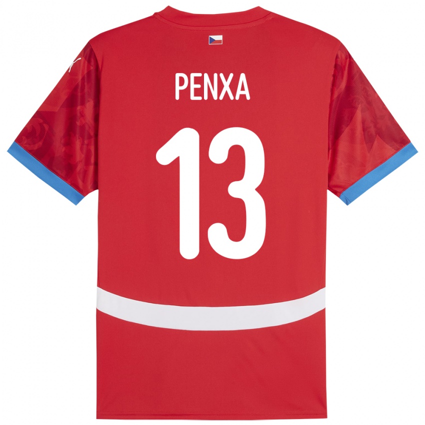 Niño Camiseta Chequia Lukas Penxa #13 Rojo 1ª Equipación 24-26 La Camisa Argentina