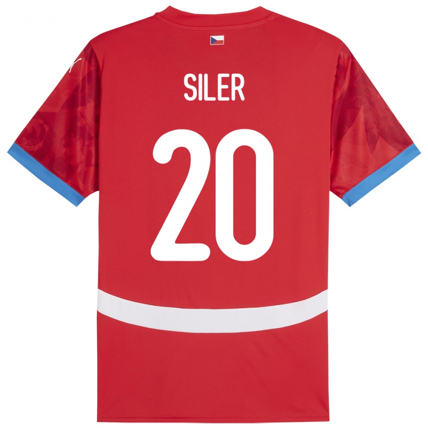 Niño Camiseta Chequia Radek Siler #20 Rojo 1ª Equipación 24-26 La Camisa Argentina