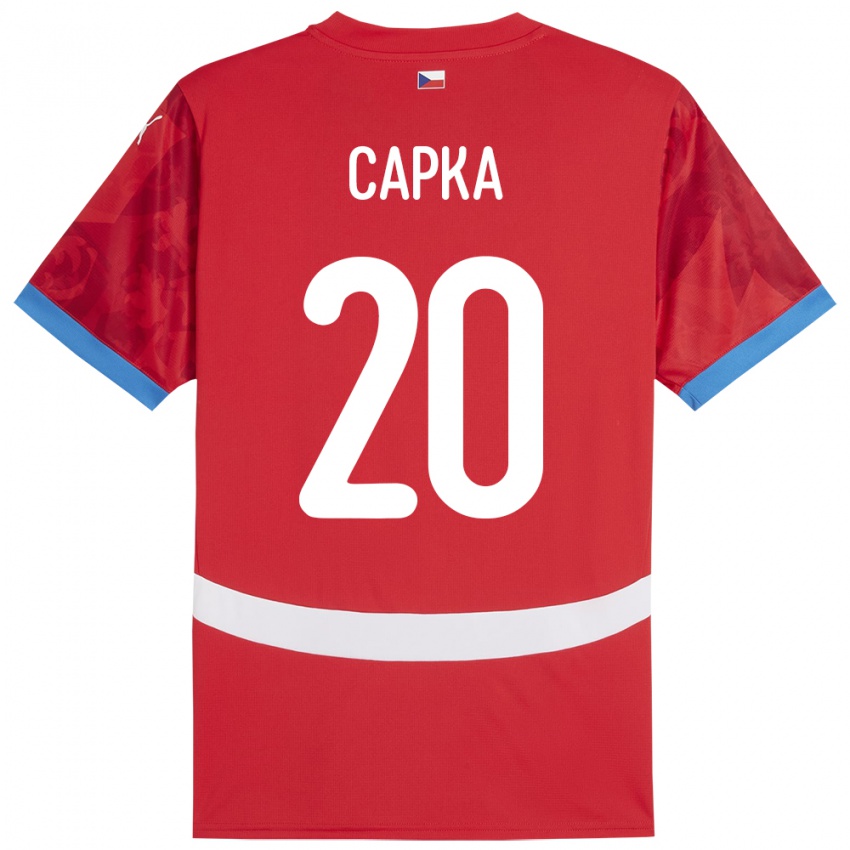 Niño Camiseta Chequia Filip Capka #20 Rojo 1ª Equipación 24-26 La Camisa Argentina