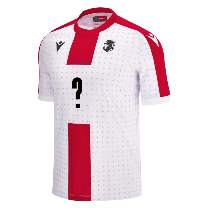 Niño Camiseta Georgia Reziko Danelia #0 Blanco 1ª Equipación 24-26 La Camisa Argentina