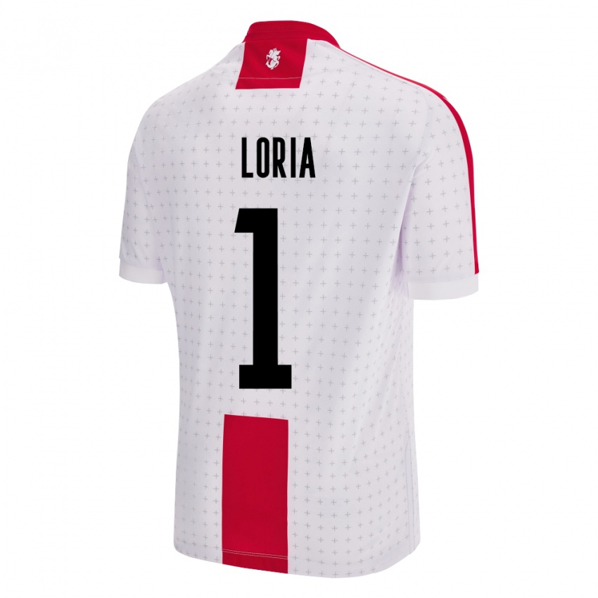 Niño Camiseta Georgia Giorgi Loria #1 Blanco 1ª Equipación 24-26 La Camisa Argentina