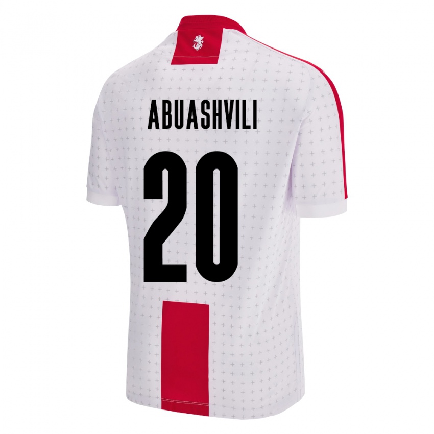 Niño Camiseta Georgia Giorgi Abuashvili #20 Blanco 1ª Equipación 24-26 La Camisa Argentina