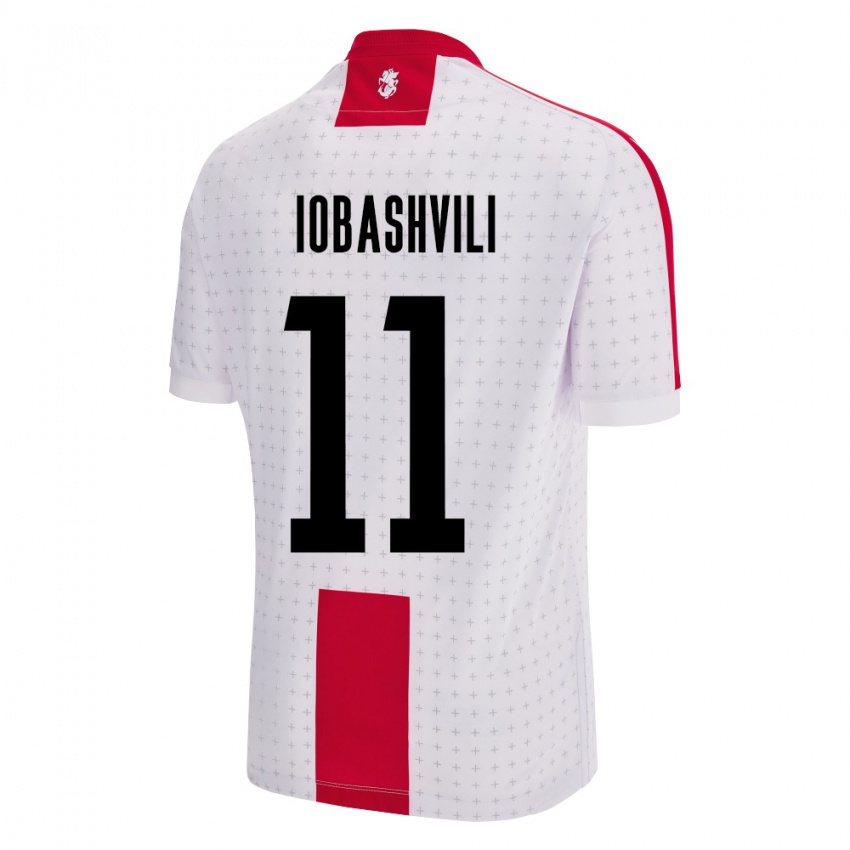 Niño Camiseta Georgia Jaduli Iobashvili #11 Blanco 1ª Equipación 24-26 La Camisa Argentina