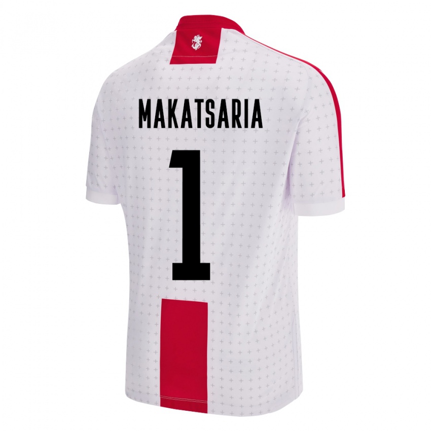 Niño Camiseta Georgia Mikheil Makatsaria #1 Blanco 1ª Equipación 24-26 La Camisa Argentina