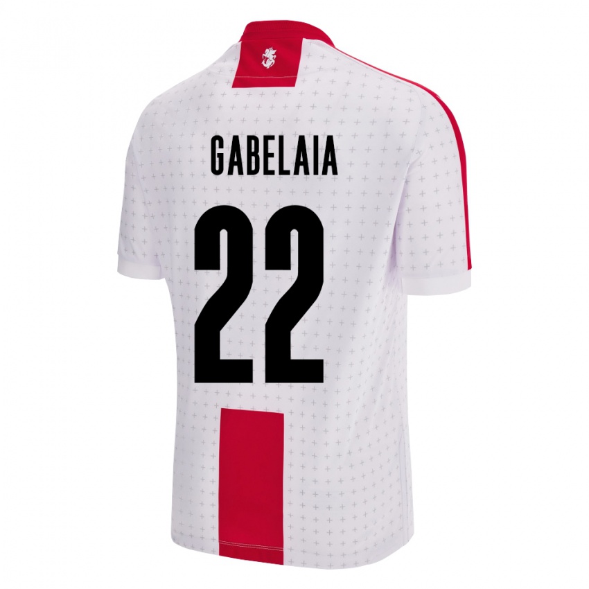 Niño Camiseta Georgia Svetalna Gabelaia #22 Blanco 1ª Equipación 24-26 La Camisa Argentina