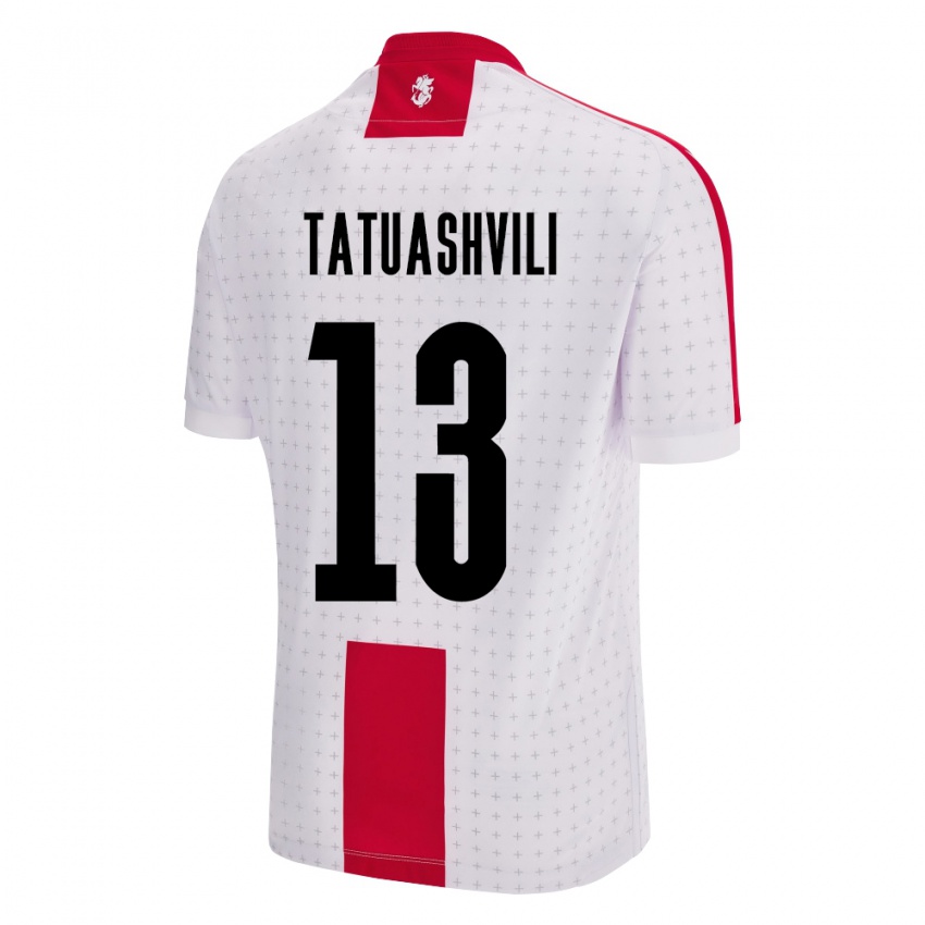 Niño Camiseta Georgia Tamar Tatuashvili #13 Blanco 1ª Equipación 24-26 La Camisa Argentina